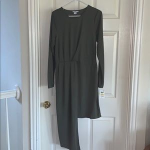Bar III dusty olive dress